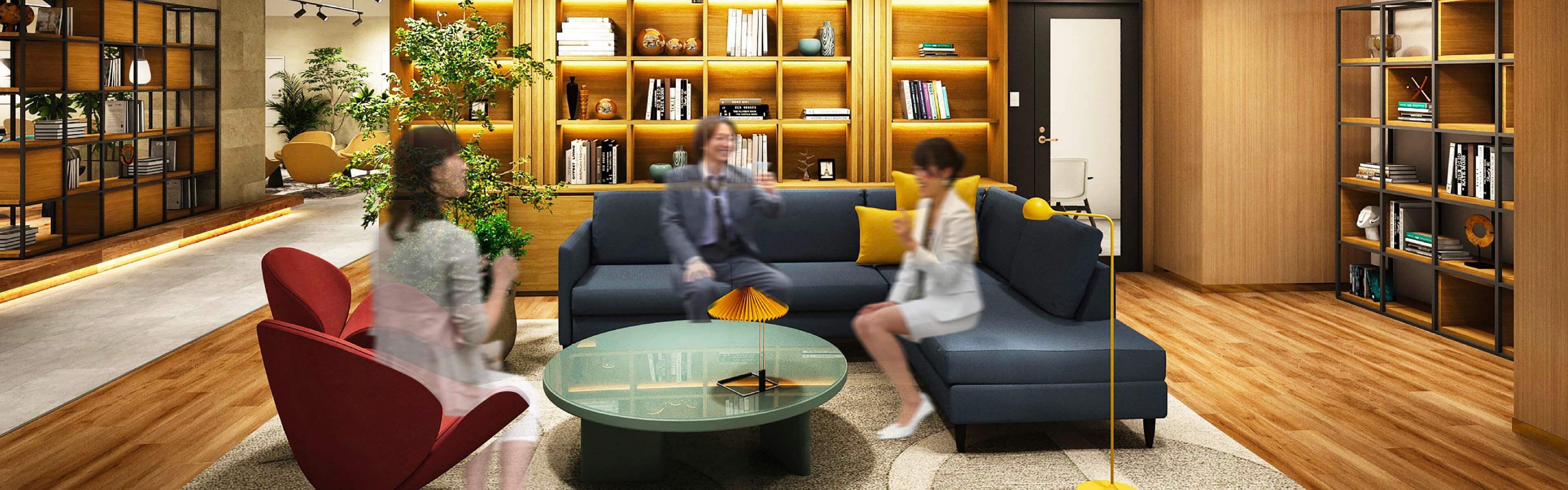 ラウンジ完成予想CG