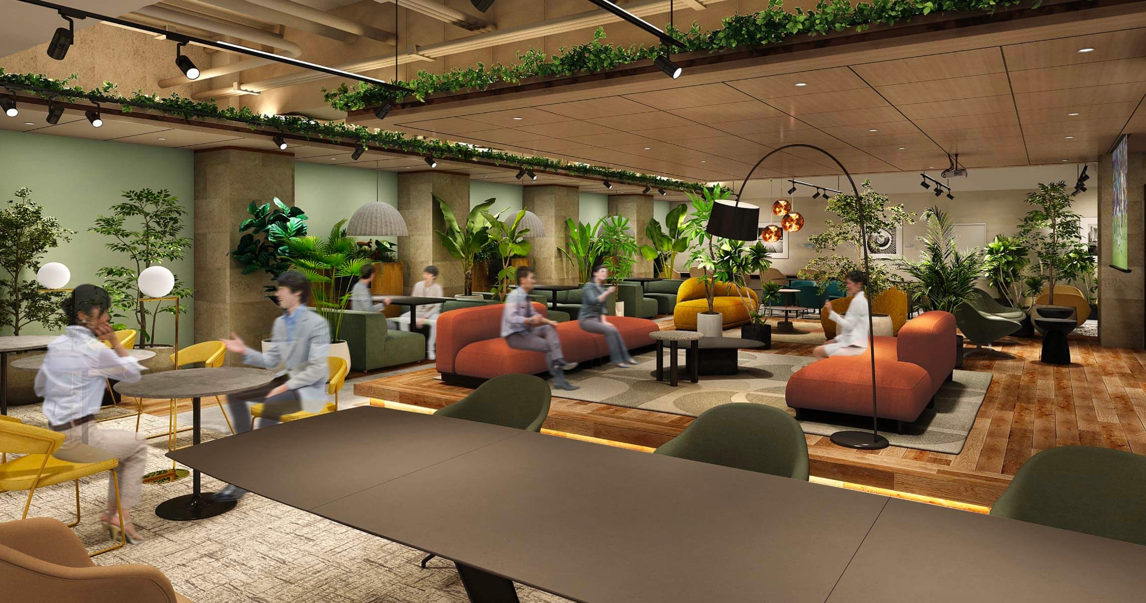 ラウンジ完成予想CG