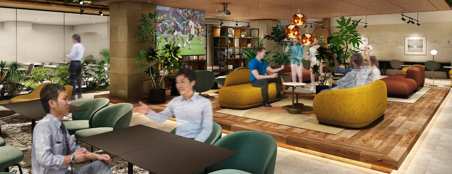 ラウンジ完成予想CG