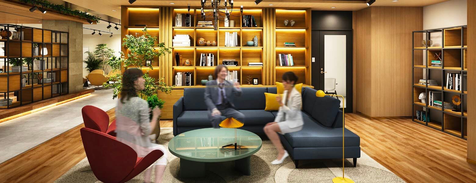 ラウンジ完成予想CG