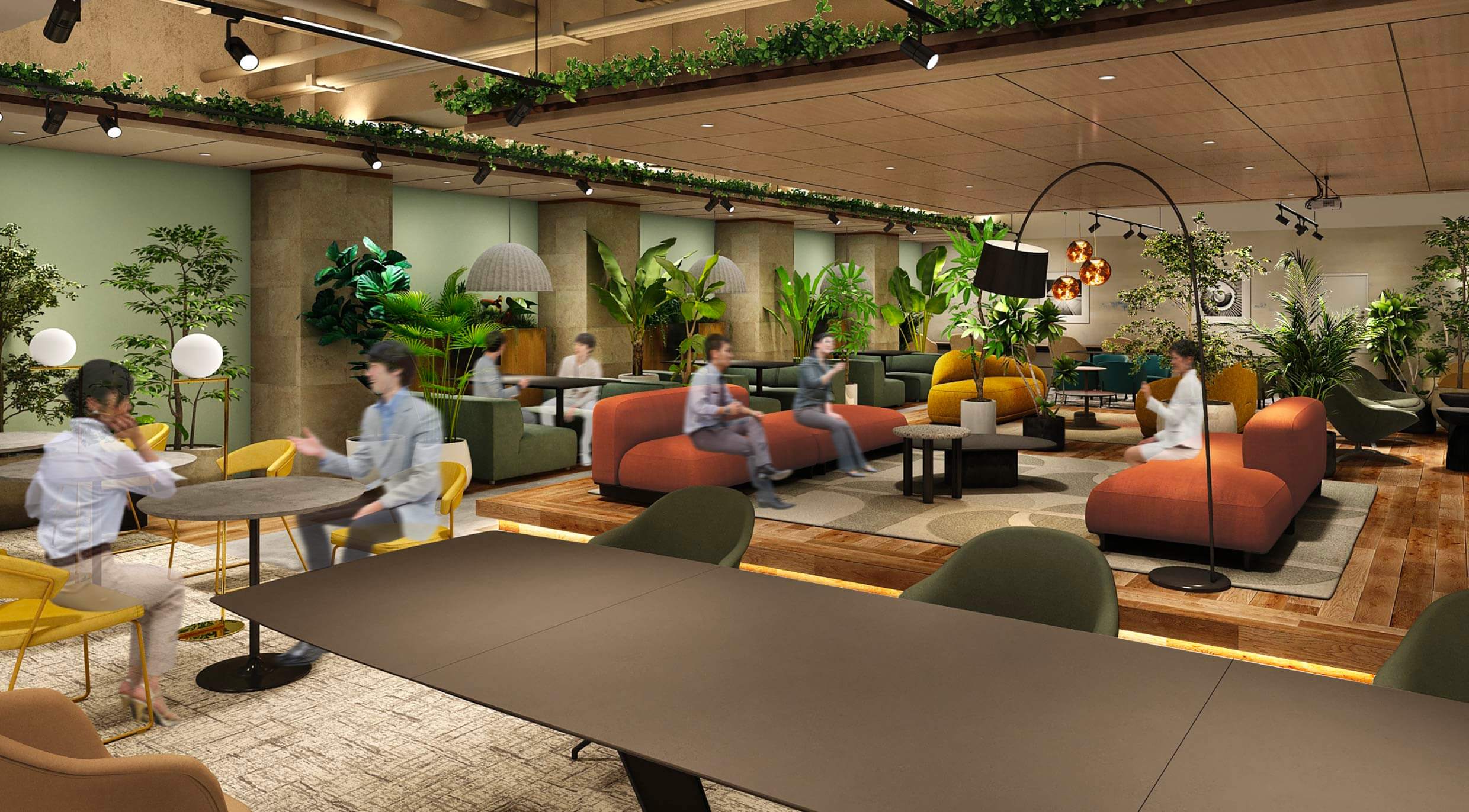 ラウンジ完成予想CG