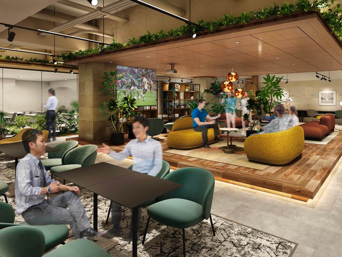 ラウンジ完成予想CG