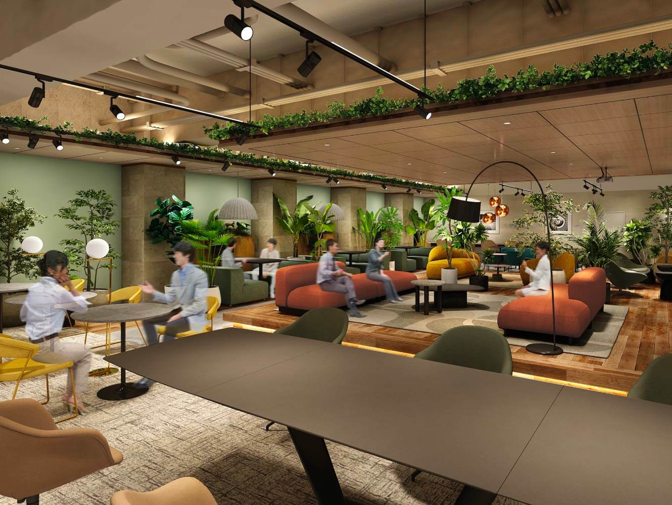 ラウンジ完成予想CG